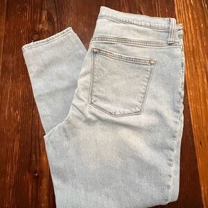 J. Crew Mid-Rise Skinny Light Blue Jeans